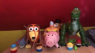 Hamm Birthday Guests at 3 o'clock! Toy Story Stop Motion