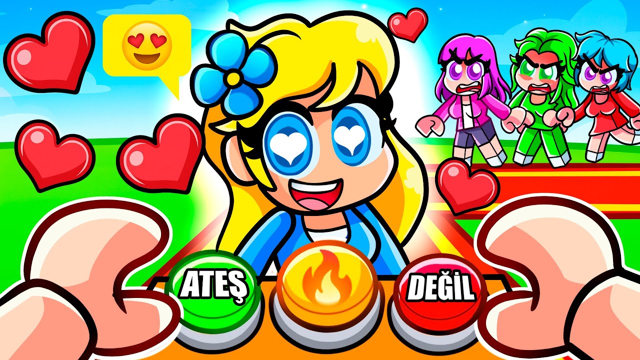 Enes, Çılgın KIZ Hayranlarıyla ATEŞLİ YA DA PAS GEÇ Oynadı! 😱❤️ Roblox