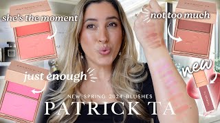 NEW PATRICK TA BLUSHES : SHE'S THE MOMENT, JUST ENOUGH, NOT TOO MUCH : Swatches Review & Comparisons