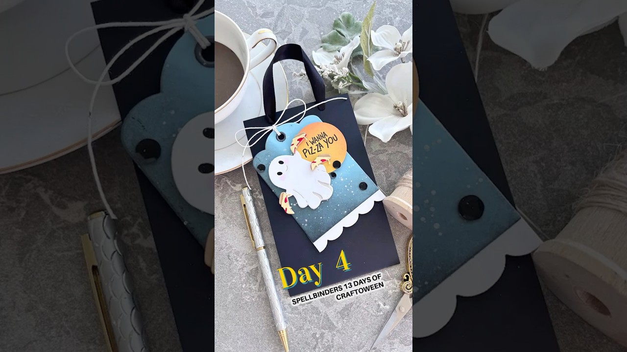DAY 4 of Spellbinders 13 Days of Craftoween Kit 