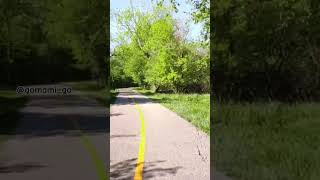 Paseo en Bici por las áreas forestales de #chicago senderos naturales #bike