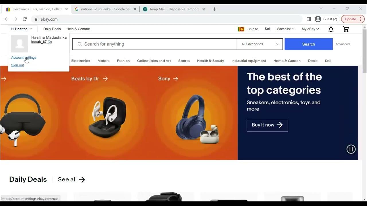 How to set up Ebay Verification process Part 4 YouTube