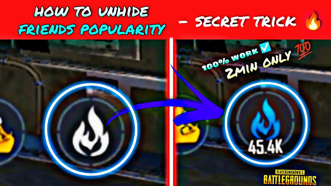 How To See Friend s Popularity In Bgmi How To Unhide Friends