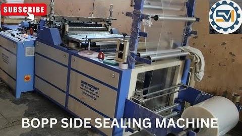 "BOPP Side Sealing Machine – High-Speed Bag Sealing | Full Demo & Features" +91 8700696204
