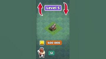 Level 1 to max Cannon BH - clash of clans