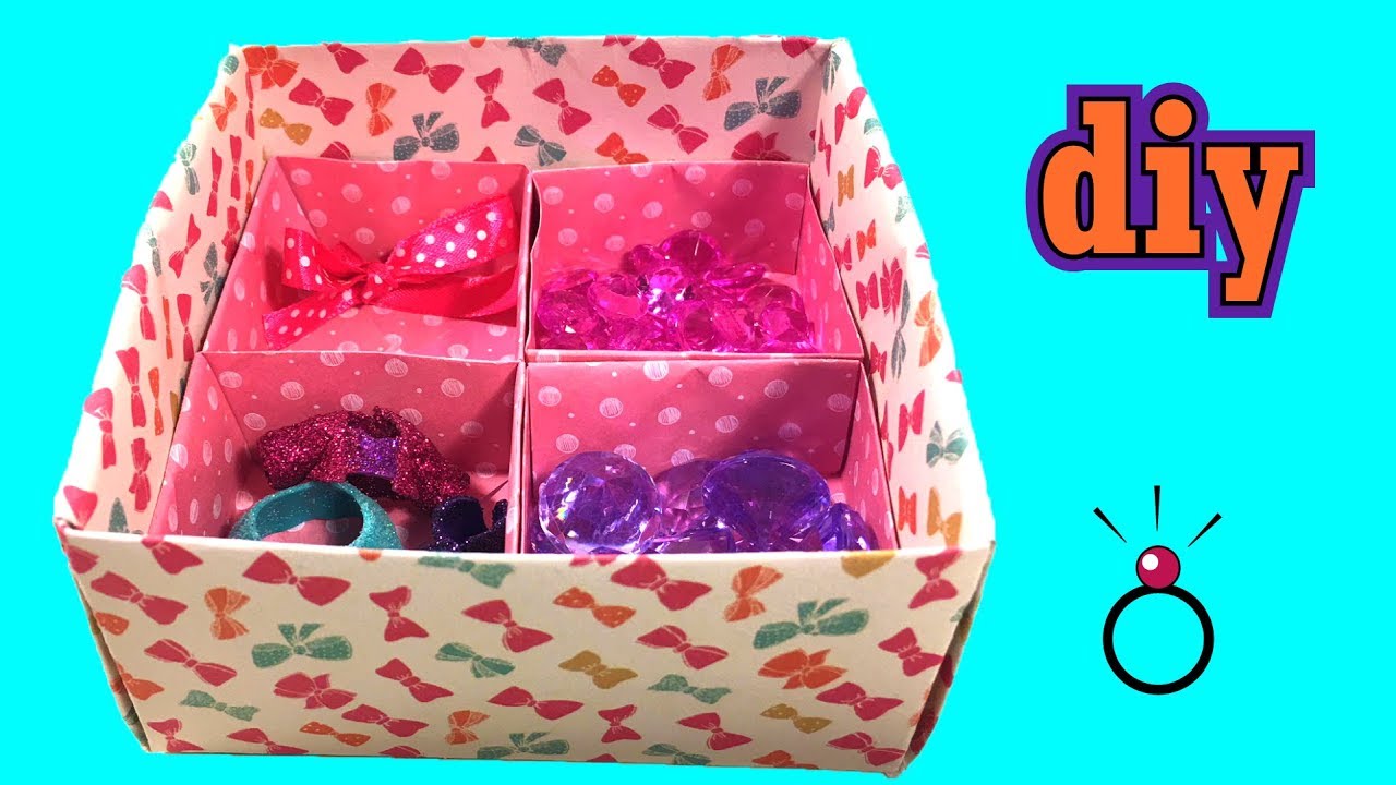 Fonkelnieuw Origami doos knutselen met papier voor Moederdag - YouTube II-87