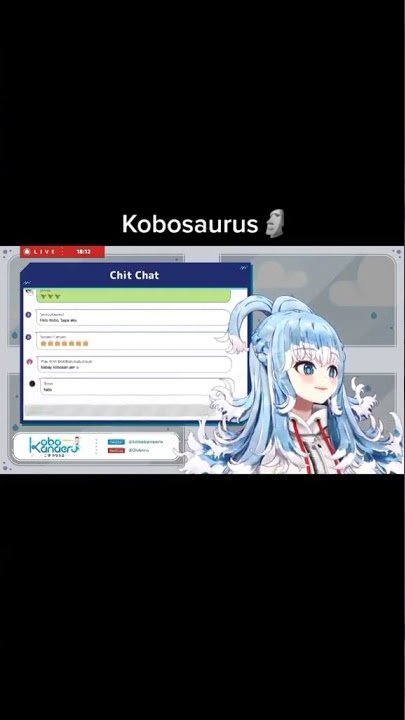 Kobosaurus 🦖 #kobokanaeru #kobo_kanaeru #hololive #hololiveid #dinosong
