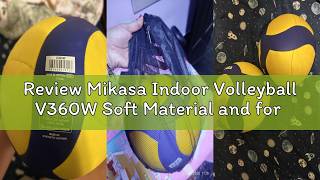 Review Mikasa Indoor Volleyball V360W Soft Material and for Practice (Blue/Yellow) screenshot 2