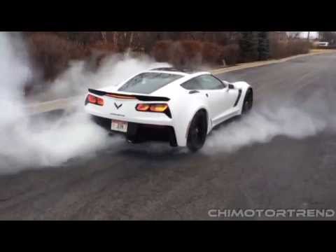 Corvette C7 Z06 BADASS Burnout! - YouTube
