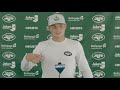 "Every Play Is What We're Grading" | Zach Wilson Media Availability | The New York Jets | NFL