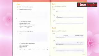 Toefl Primary Step 1 Book 1 Unit 4 Listening