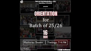 E-cell Orientation 25/26