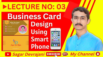 Canva Tutorial How to make Business Cards in Canva  Business card design  Make Business Card at home