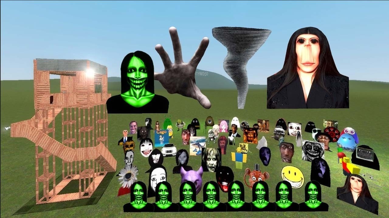 Too Much Nextbots Vs Towers in Garry's Mod