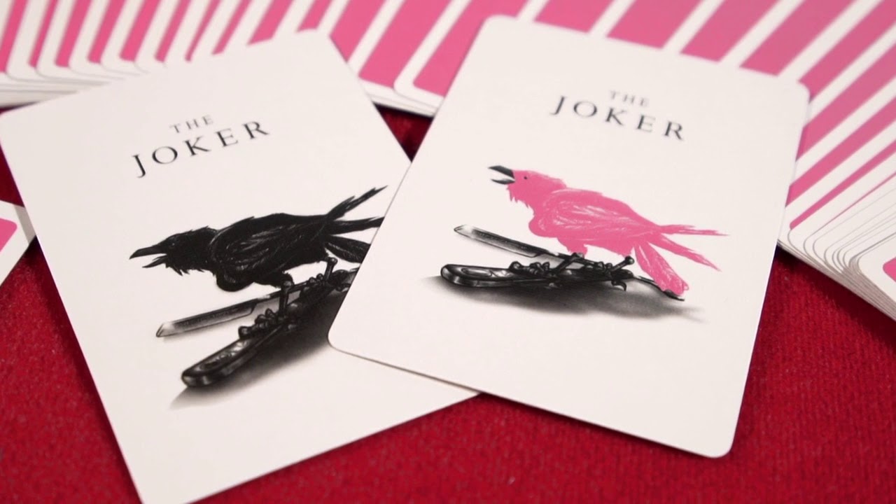 Pink Madison Rounders Playing Cards