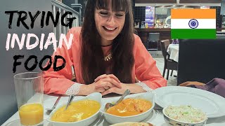 Trying Indian Food