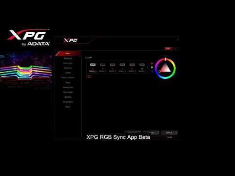 COMO INSTALAR XPG RGB SYNC BETA (Configurar rgb de ram)