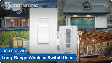 Control Outdoor Lighting with the Intermatic Long Range Wireless Switch