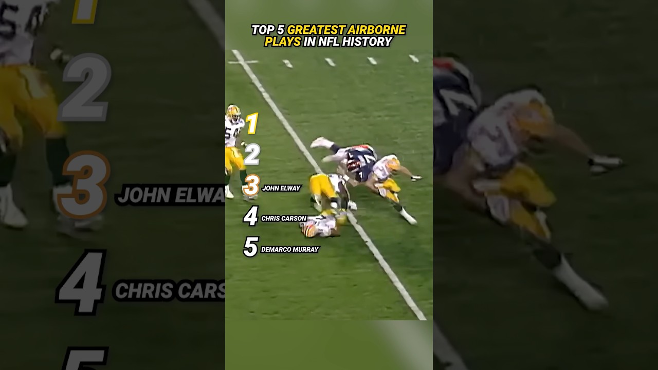 Greatest Airborne Plays in NFL History #shorts