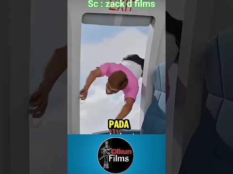 Takut gak pas naik pesawat pintunya kebuka? #animation #viralvideo