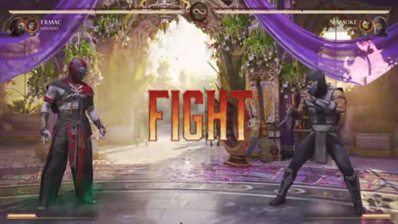Mortal Kombat 1 Ermac Alt. VS Smoke UMK3 1 VS 1 Fight - YouTube