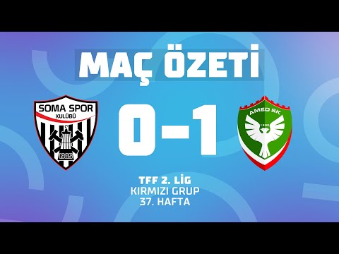 MAÇ ÖZETİ | TFF 2. Lig Kırmızı Grup | Somaspor 0 - 1 Amed Sportif Faaliyetler