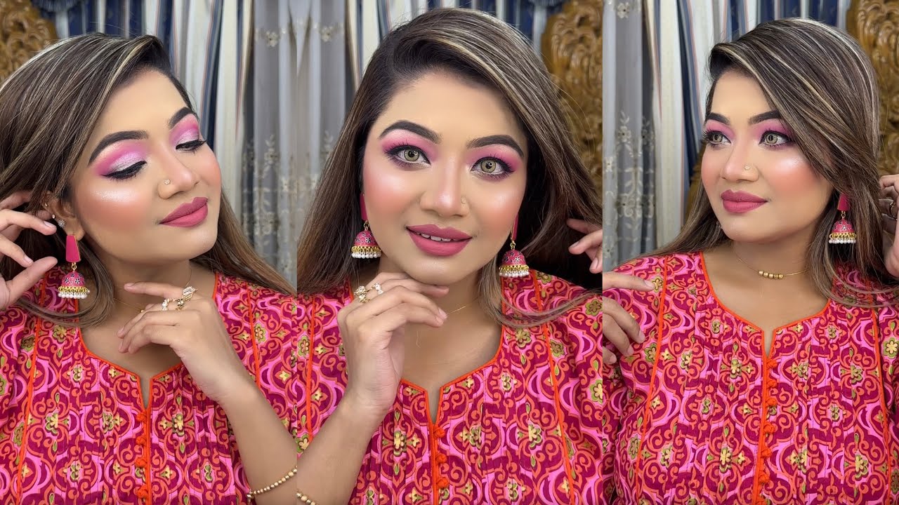 Affordable Eid Makeup Tutorial - Eid Night Dawat look - Makeup Maniac By Linda