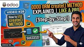 28. Odoo ORM Tutorial: Create() Method Explained | Create Records in Odoo Like a Pro