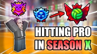 HITTING PRO IN SEASON 10 (NEW RANKS ARE HERE)