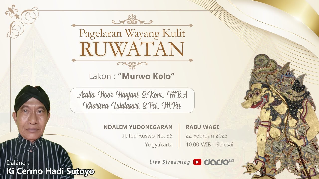 #LIVE Wayang Kulit Ruwatan Ki Cermo Hadi Sutoyo 