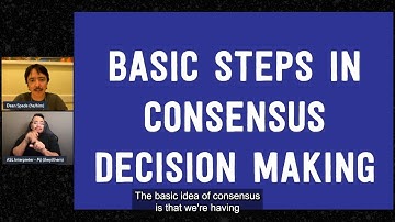 Dean Spade: Basic Steps in Consensus Decision Making