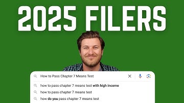 How to Pass the Chapter 7 Bankruptcy Means Test (For 2025 Filers)