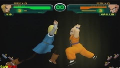 DBZ Budokai Krillin vs #18