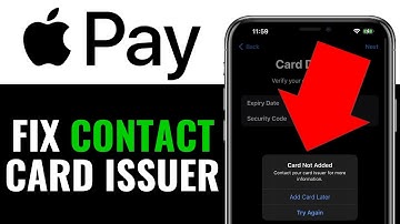 How To Fix Apple Pay Contact Card Issuer 2025 (FIXED!!!)