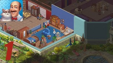 Homescapes Story Walkthrough Part 1 - Day 1