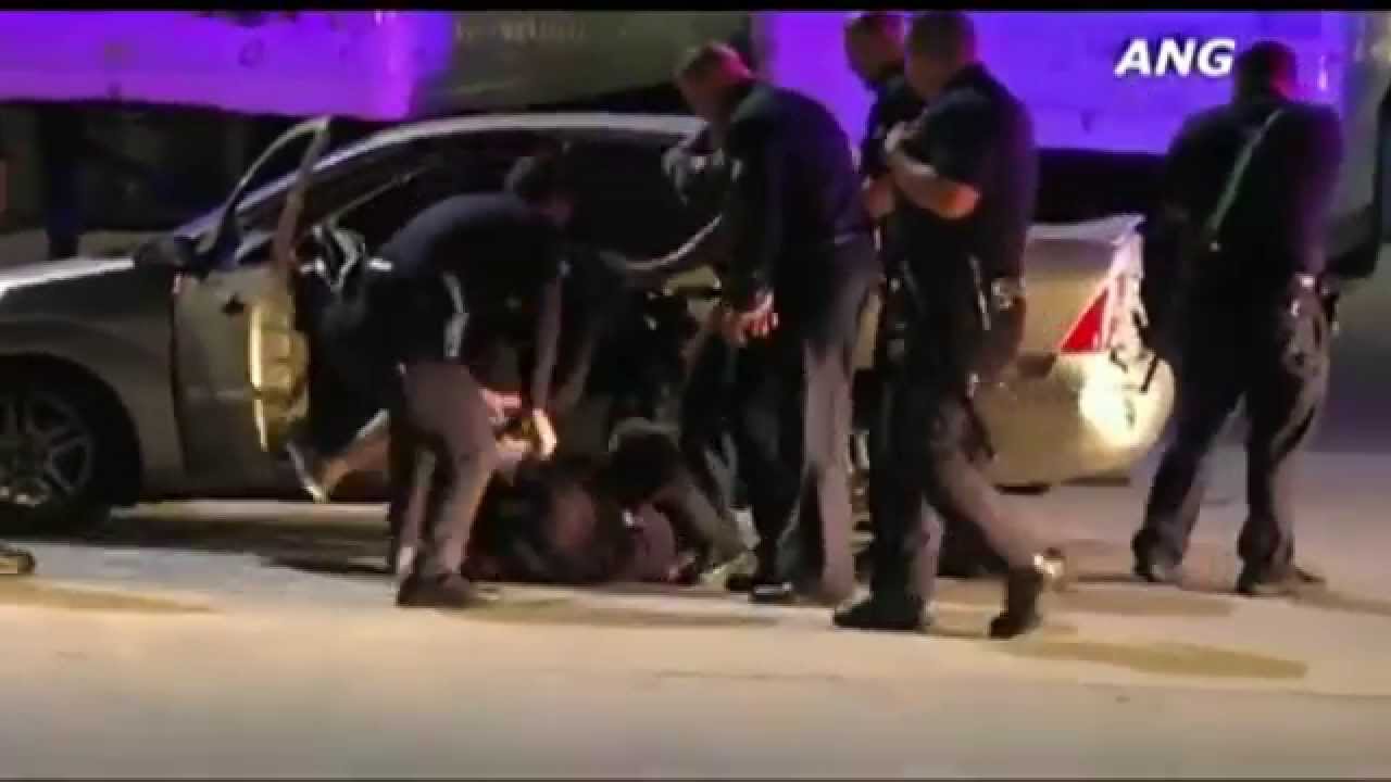 Best Police Pursuit EVER. (With Happy Dance) Crazy Police Video