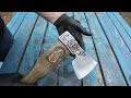 HAND FORGED NORDIC AXE "BUOYANT ORMR". Throwing axe. Viking axe. Hatchet. Bearded axe. Handmade axe.