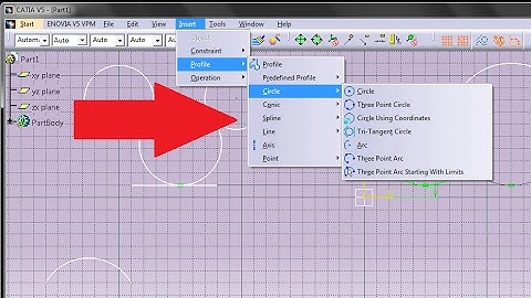 Catia Circle Command 5
