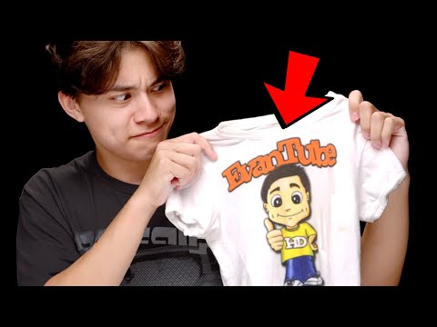 Reacting to OLD EVANTUBE MERCH!