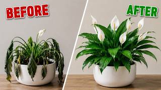 🌸अपनी मुरझाती हुई पीस लिली को न फेंकें! बस हर हफ्ते 1 कप पानी उसे फिर से जीवित कर देगा! 🌿 screenshot 3
