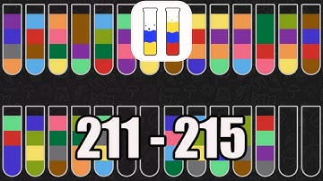 Water Sort Puzzle Level 211-215 Walkthrough (iOS - Android)