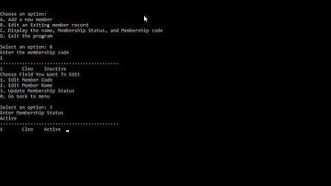 C# Membership Registration Console Application