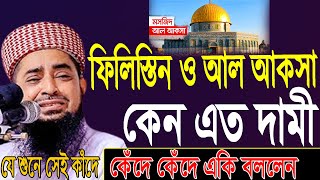 ফিলিস্তিন ও আল আকসা কেন এত দামী কেঁদে কেঁদে একি বললেন Mufti Eliasur Rahman Zihadi।ইলিয়াছুর রহমান