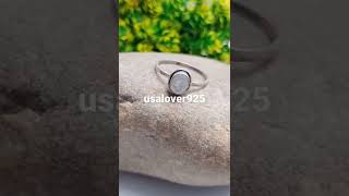 Simple Women Handmade Women Stone Ring Jewelry By Usalover925