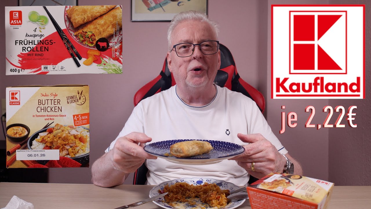 Butter Chicken & Frühlingsrollen der Eigenmarke aus dem Kaufland