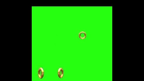 sonic ring green screen