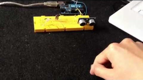 Scratcher con Arduino, Puredata y un sensor de Ultrasonido Ping