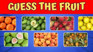 Guess the Fruit and Vegetable in 3 Seconds! 🍎🥦 || Easy to Impossible Challenge || Quick Quiz