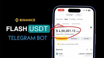 Flash USDT Sender Telegram Bot 