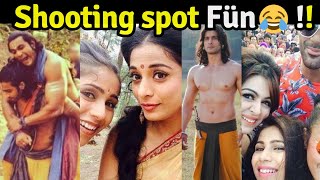 OMG!🔥Shooting spot fün😂 & unseen pictures of mahabharatham serial cast | Vijay tv | SuseeBlogs